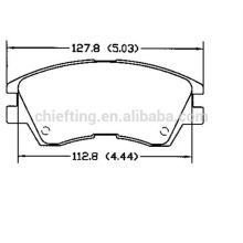 D349 plaquettes de frein mitsubishi pajero